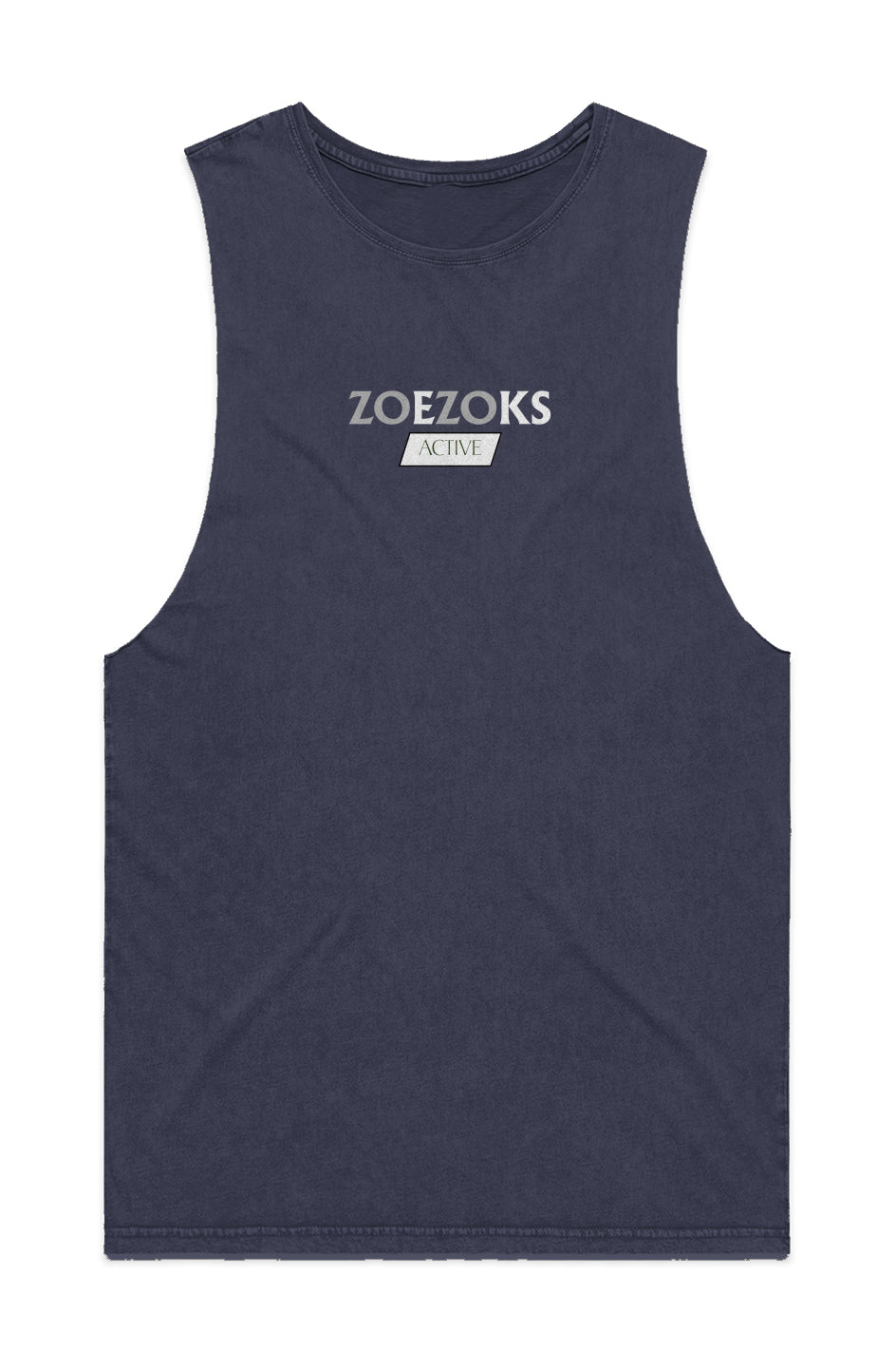 Zoezoks Men Stone Wash Barnard Tank