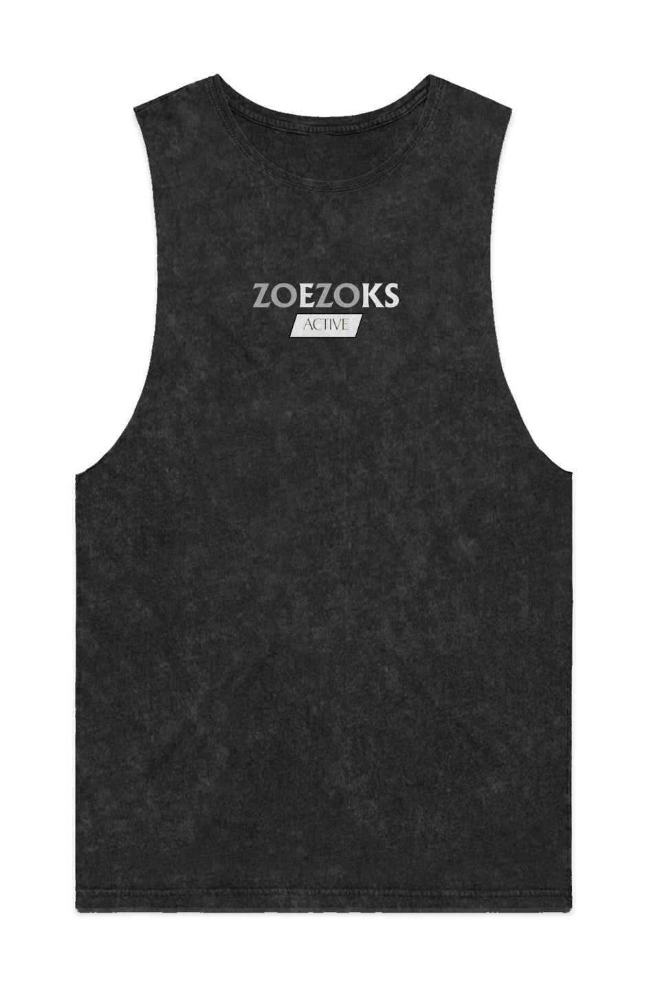 Zoezoks Men Stone Wash Barnard Tank