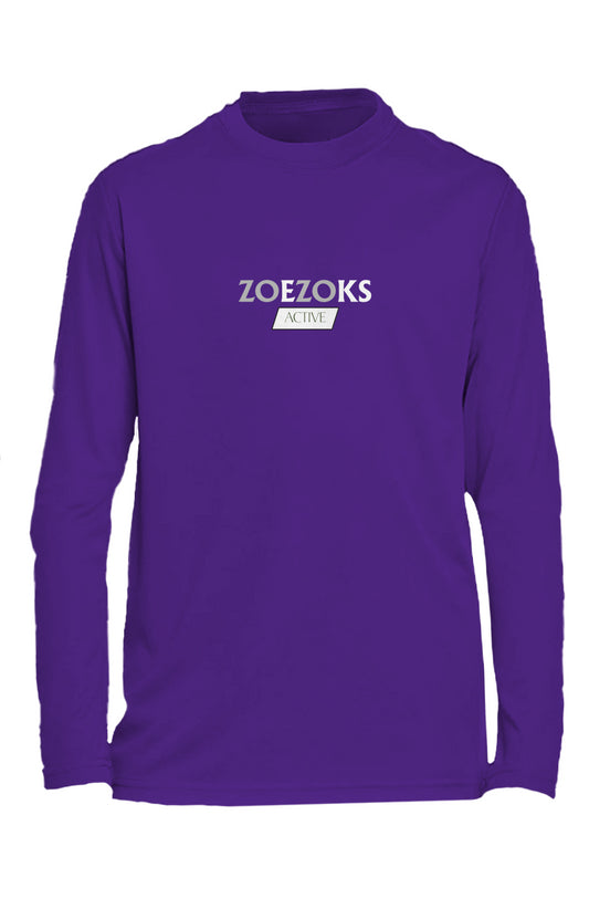 Zoezoks Youth Zone Performance Long Sleeve Tee